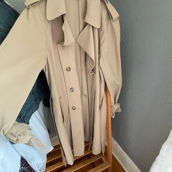 Dylan Murray Tan Trench Coat with belt - M - Picture 4 of 7